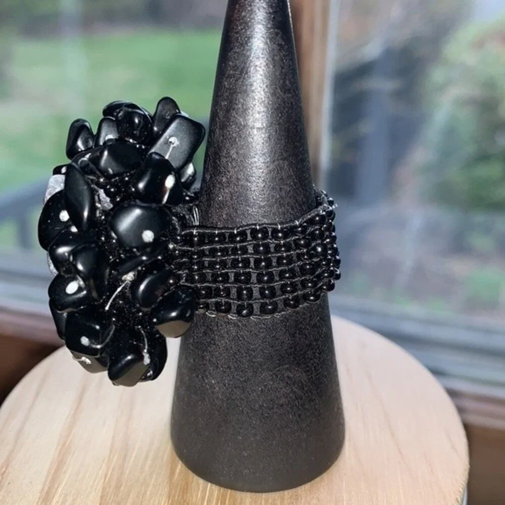 Large Stone Stretch Ring